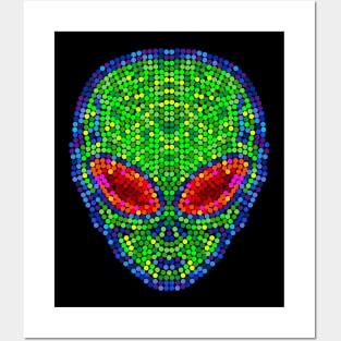 Sequins Alien Posters and Art